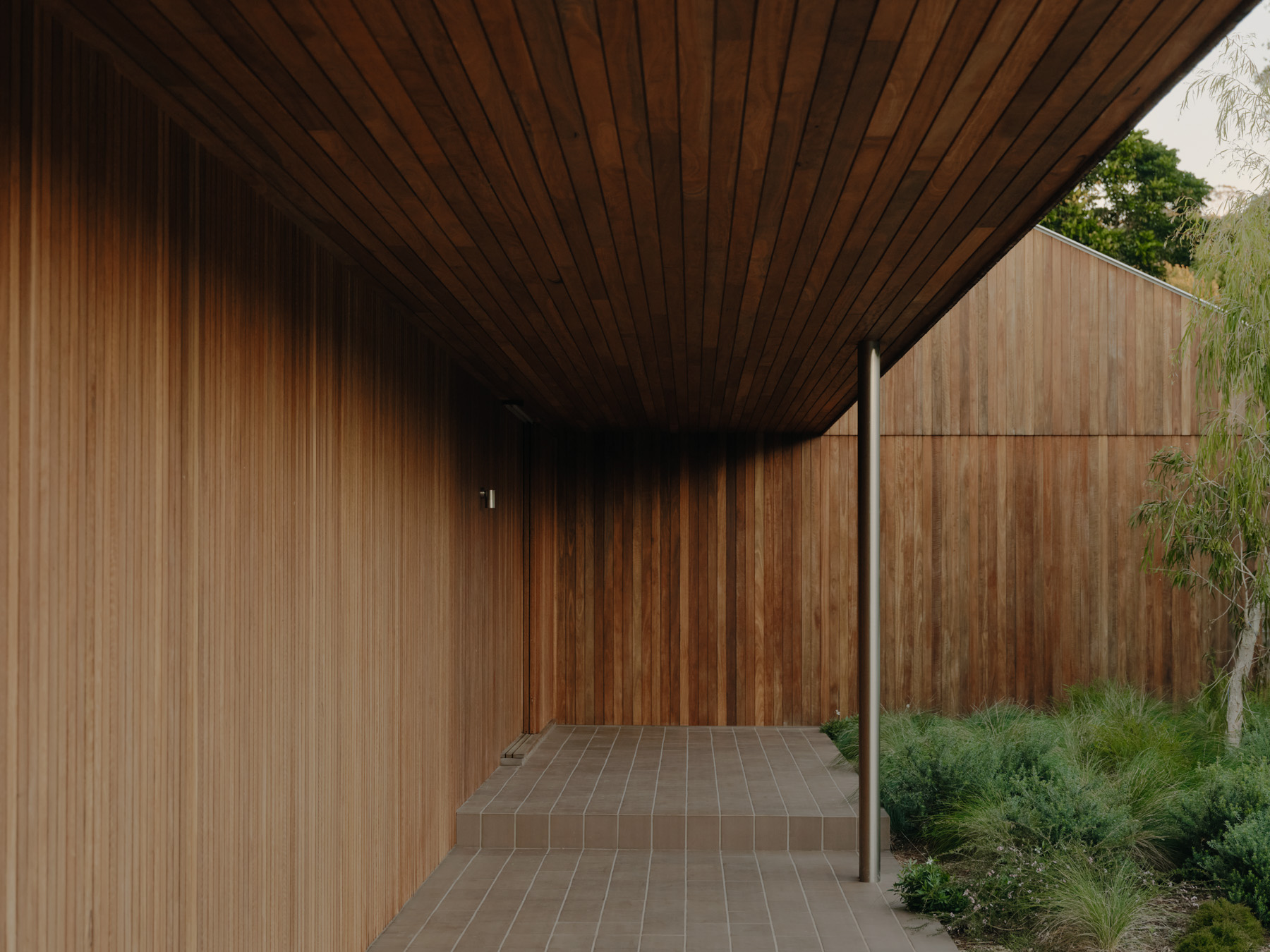 Covered breezeway