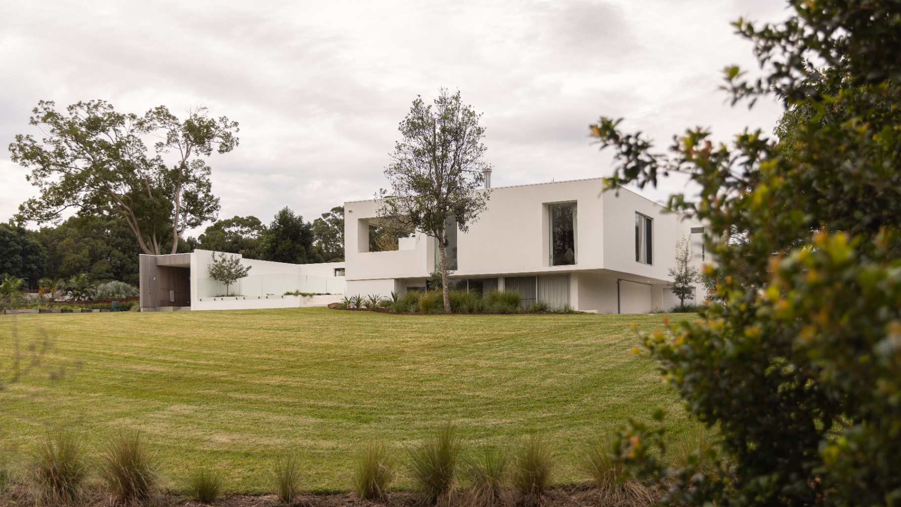 House across the lawn