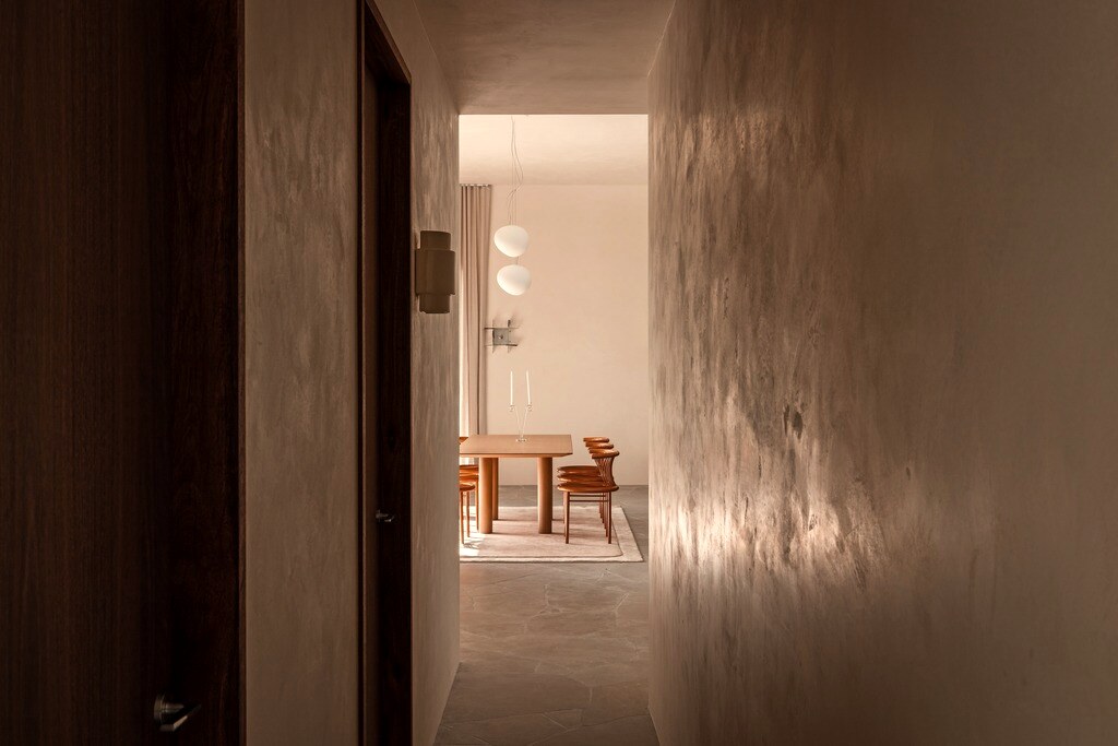 Looking through to the dining room