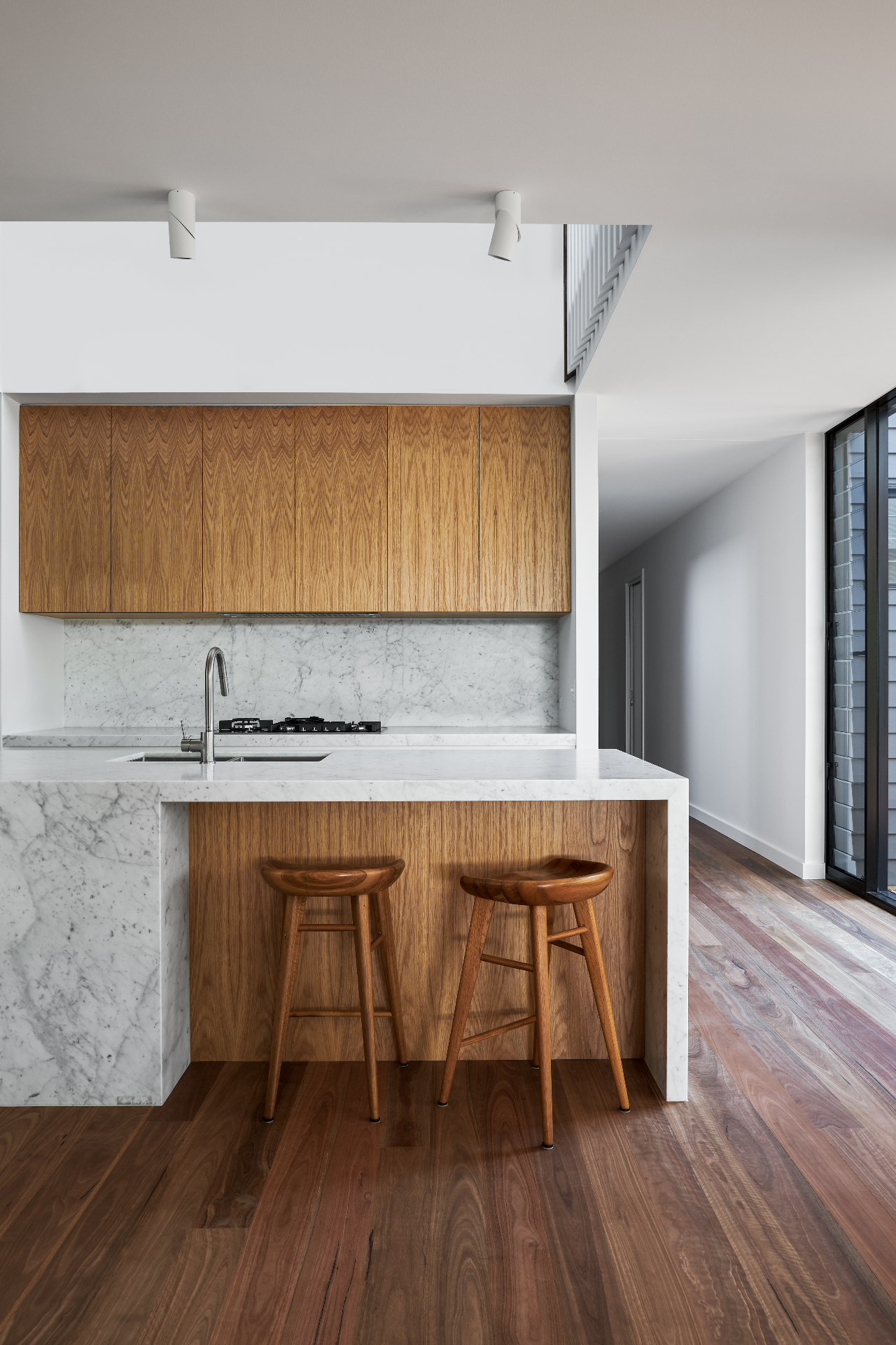 Kitchen joinery and stone island